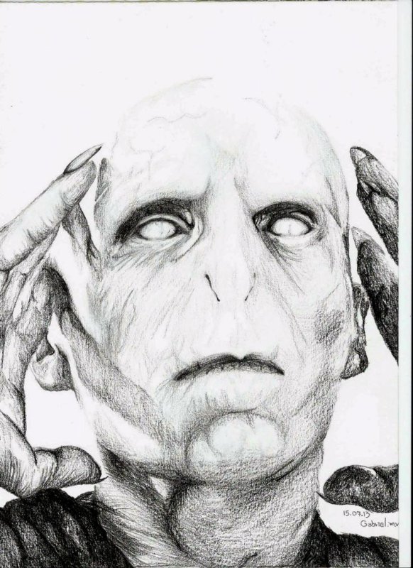 Воландеморт чб