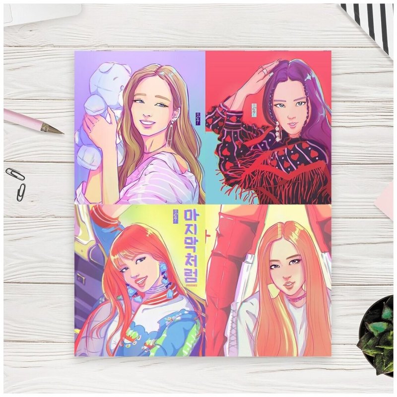 Блэк Пинк коллаж Jennie