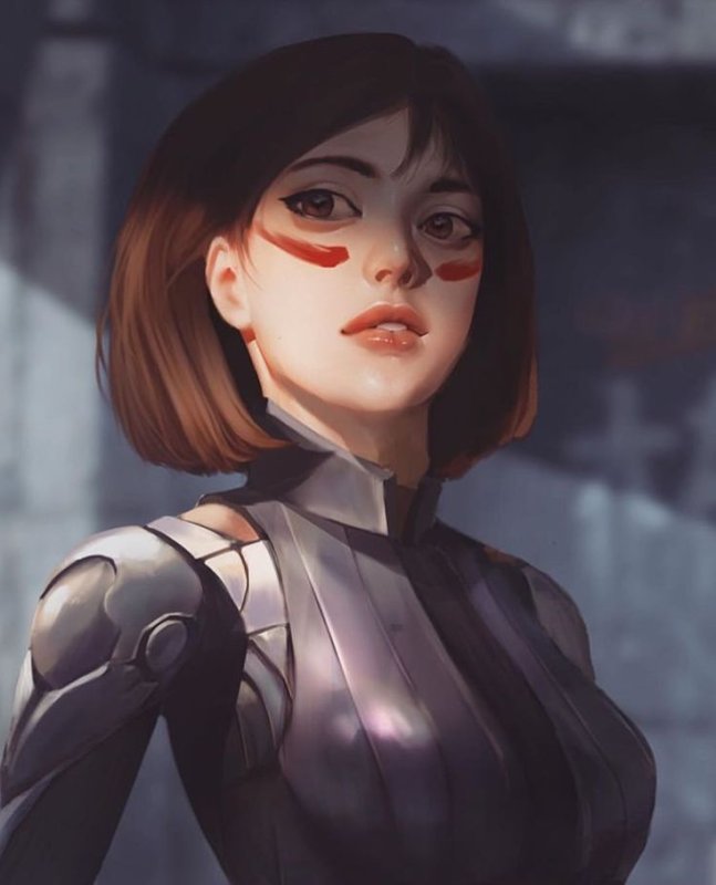 Алита реалистичный арт