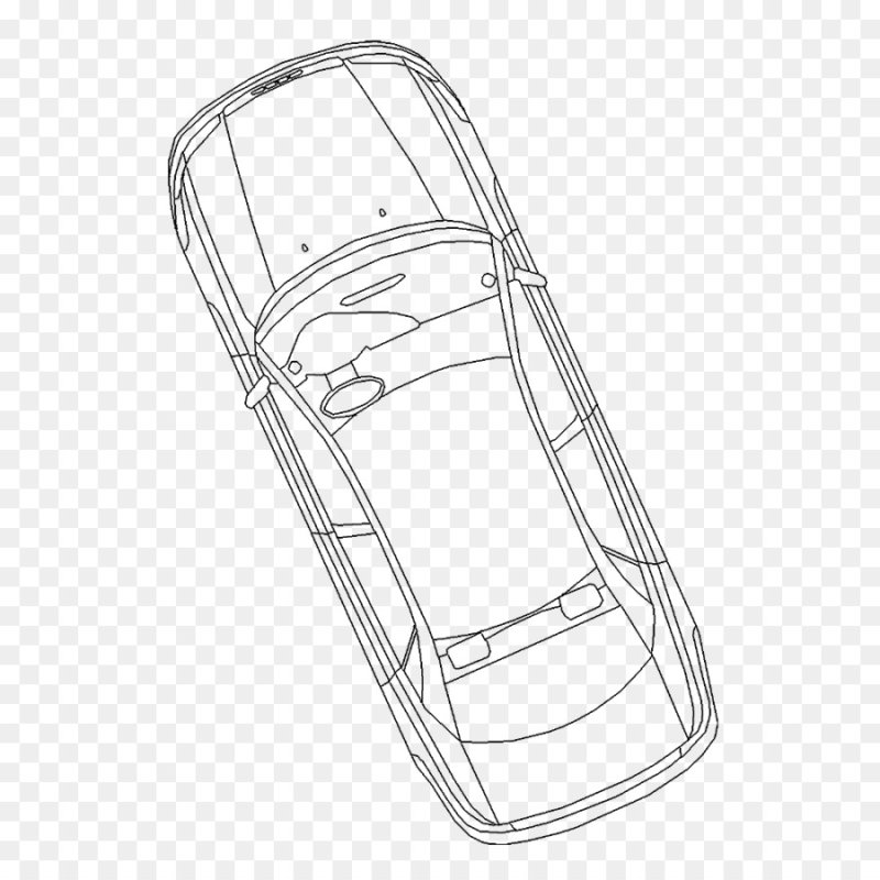 Автомобиль вид сверху
