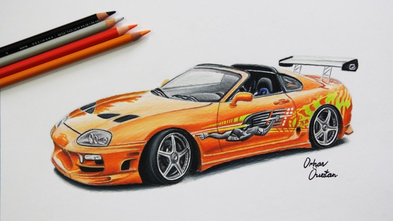 Toyota Supra fast and Furious 1