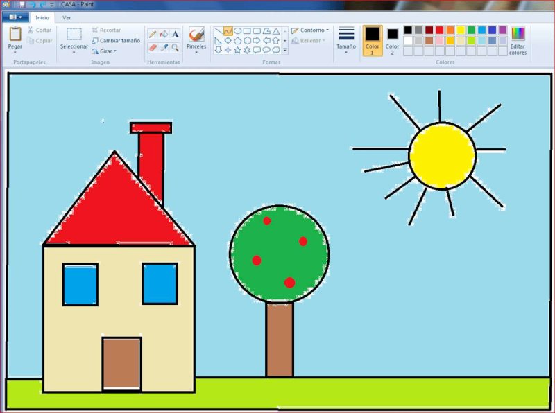 Рисунки в программе Paint