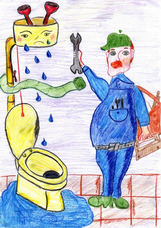Рисунки героев