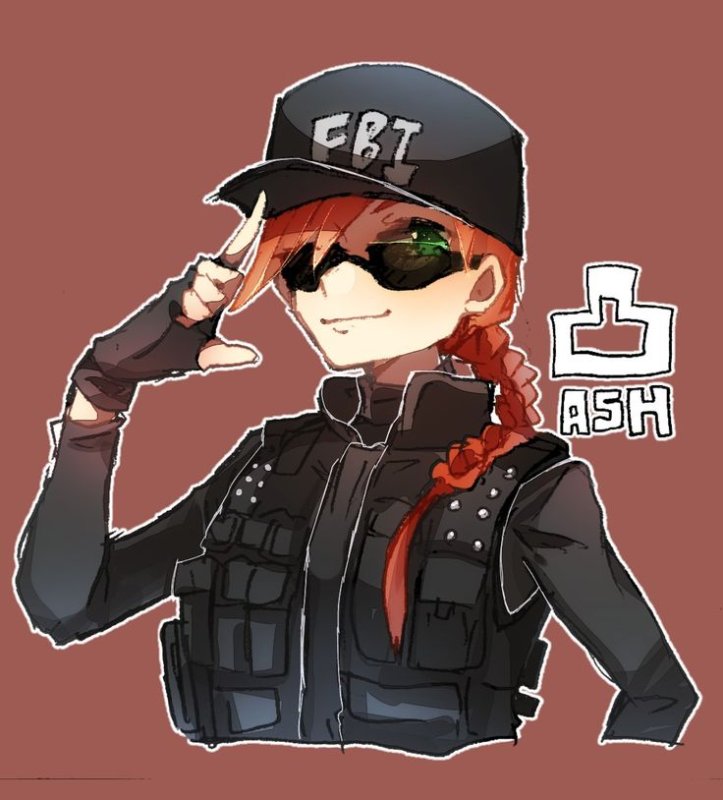 Rainbow Six Siege Ash Art