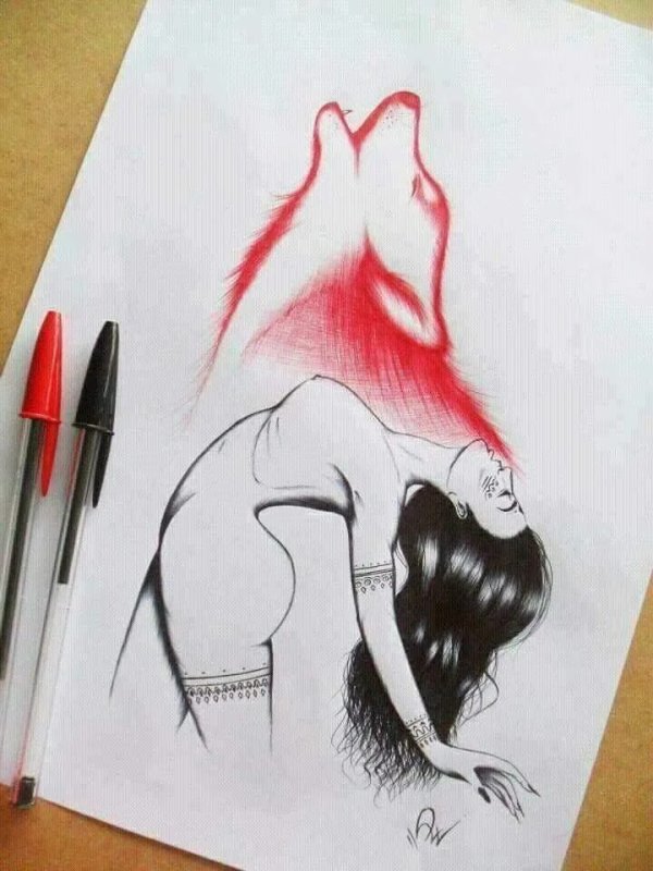 Необычные рисунки карандашом