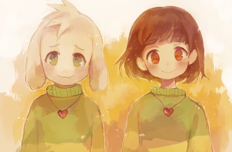 Undertale Чара и Азриэль