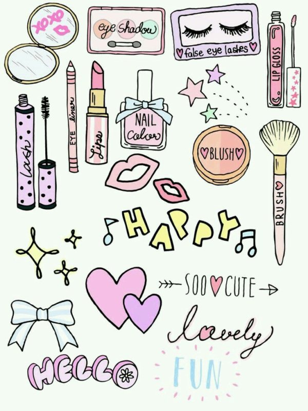 Рисунки для срисовки Стикеры