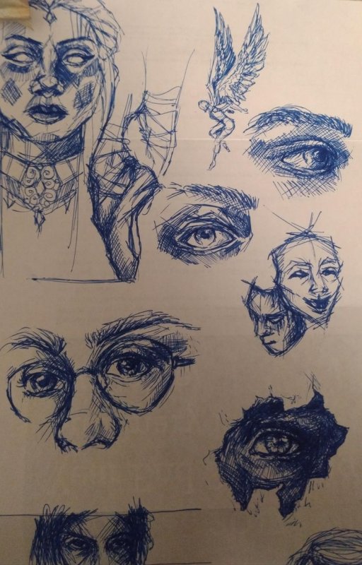Рисунки ручкой