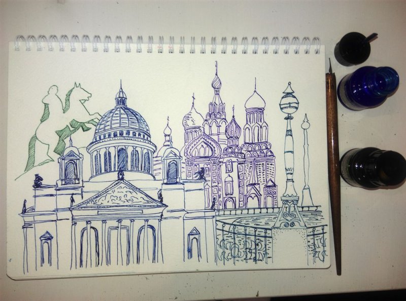 Санкт-Петербург рисунок