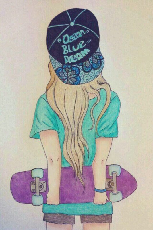 Картинки для срисовки девушки