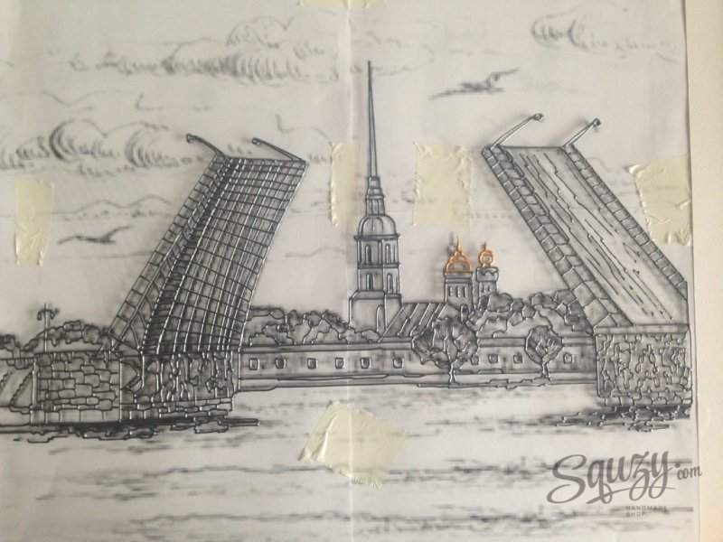 Петербург карандашом