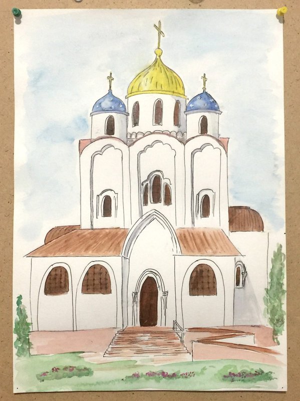 Собор рисунок