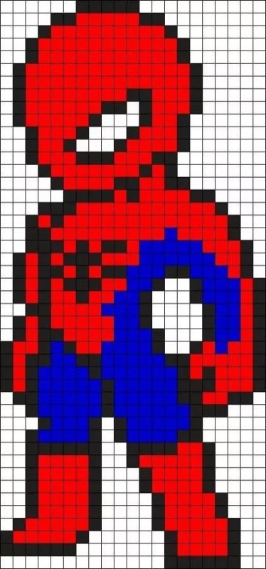 Человек пауктпо клеточкам