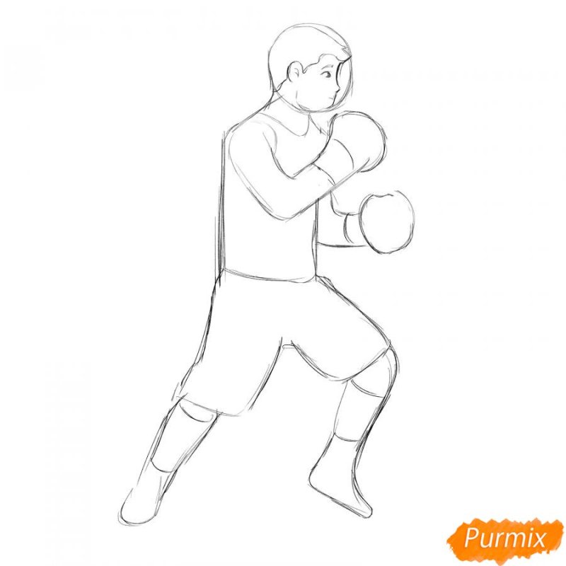 Боксеры рисунок легкий