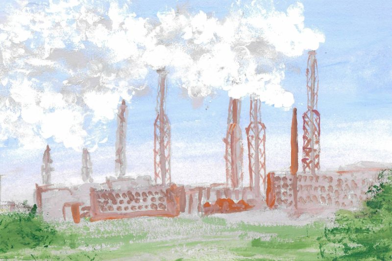 Завод глазами детей рисунки