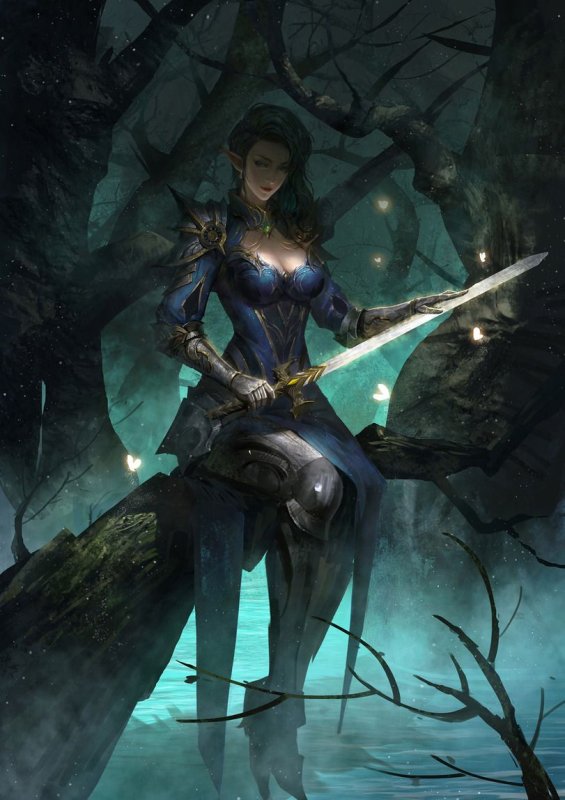 Эльфийка магесса