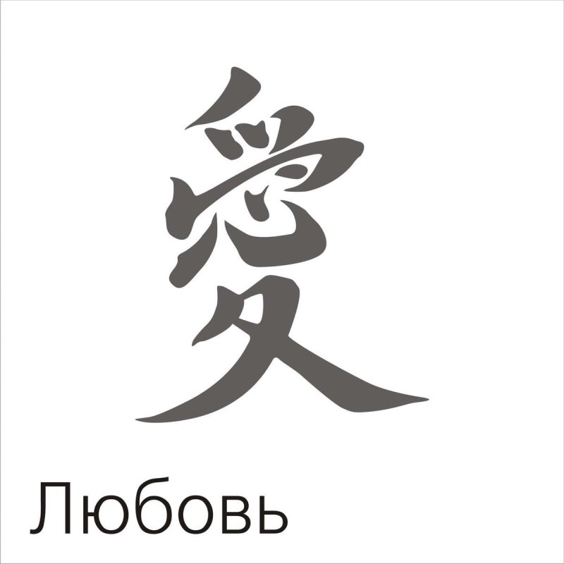 Эскизы иероглифы