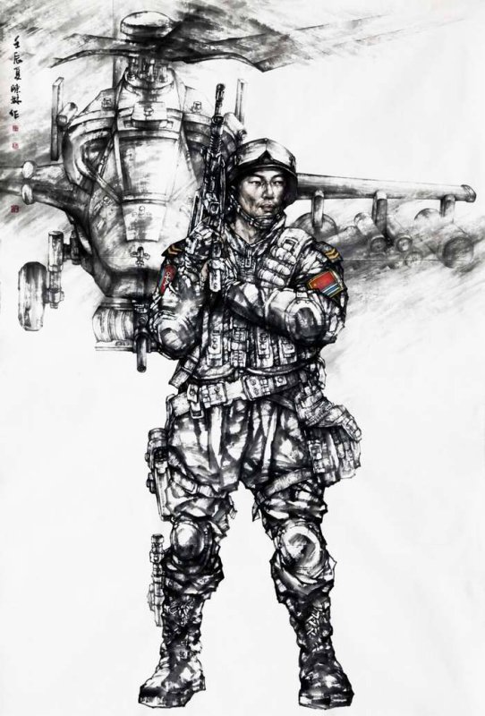 Графика Военная тематика