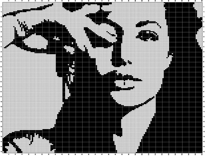 Мэрилин Монро по клеткам