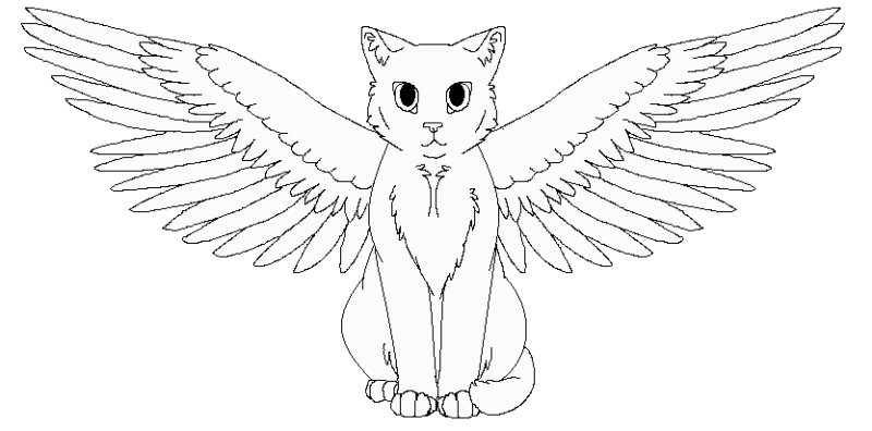 Котик с крыльями