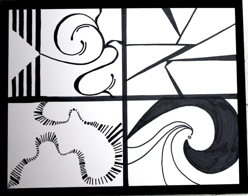 Пропедевтика точка линия пятно