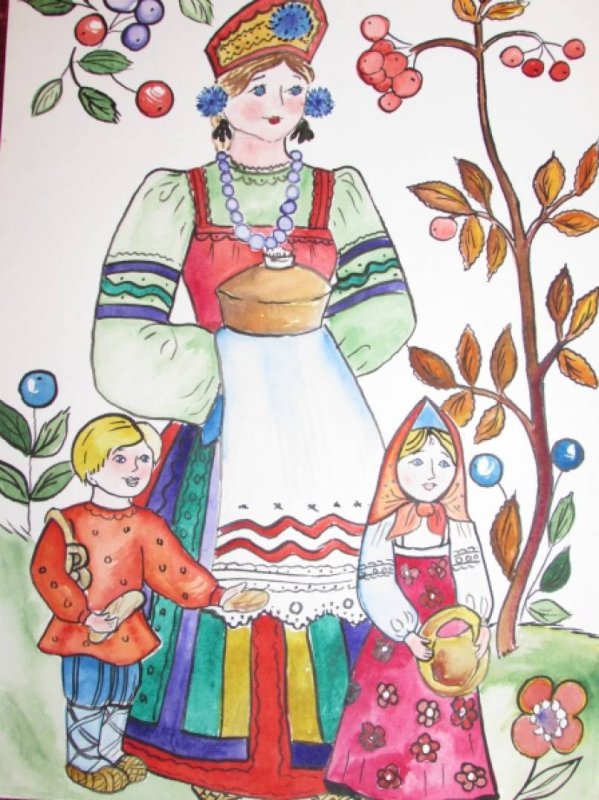 Рисование народная культура и традиции