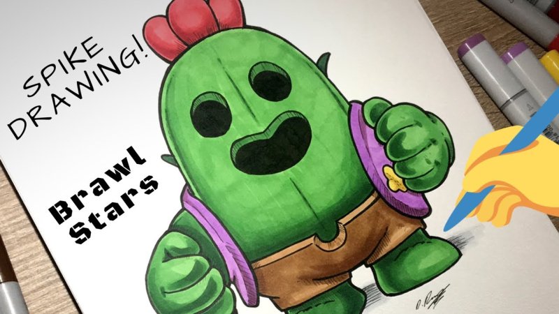 Спайк из Brawl Stars