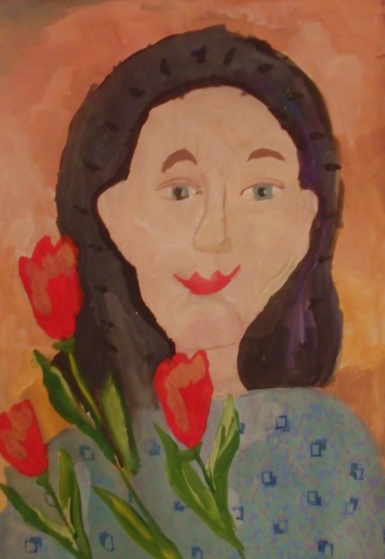 Рисунок улыбка мамы