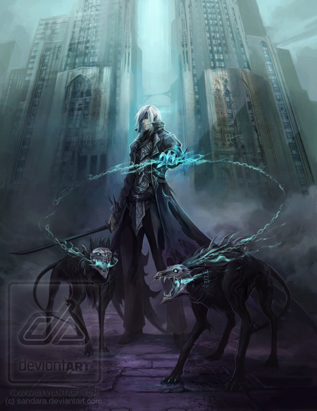 Темный некромант аниме