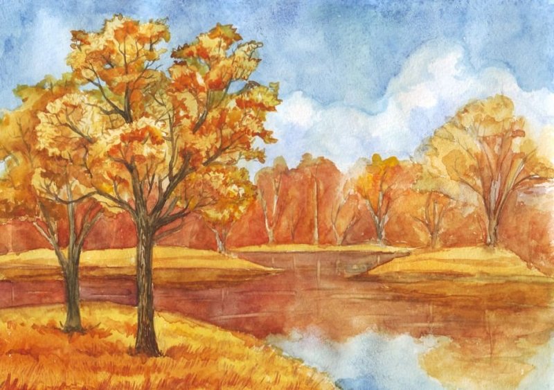 Рисунок осень