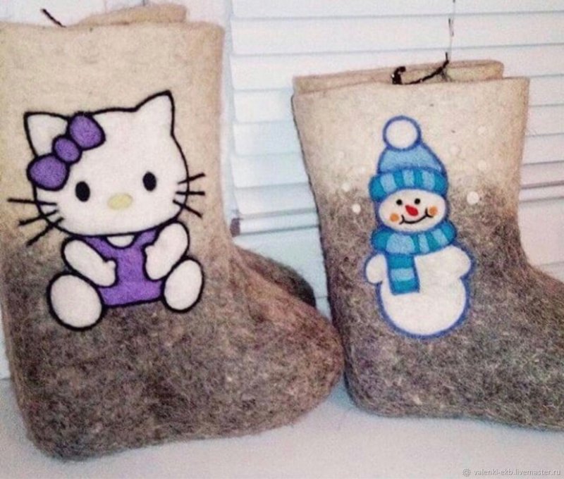 Валенки рисунок
