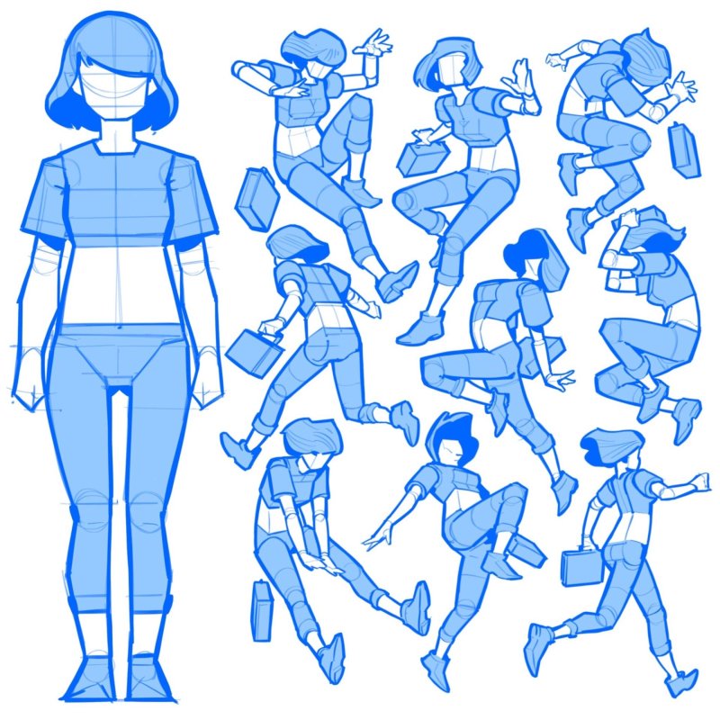 позы референс