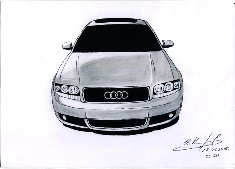 Audi a4 avant Sketch