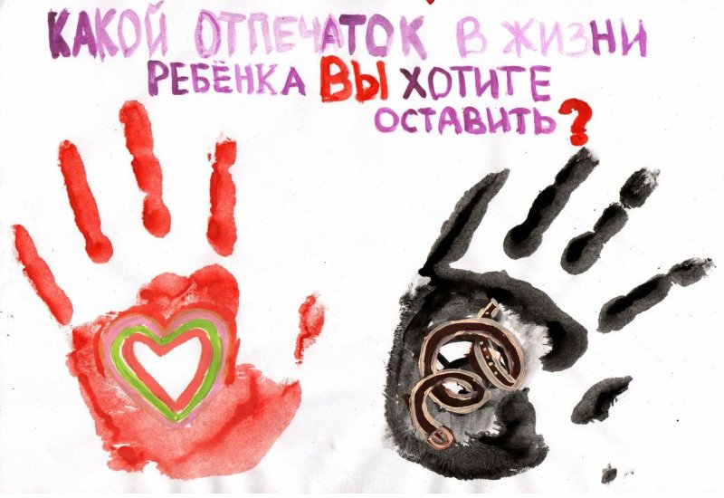 Рисунок нет насилию