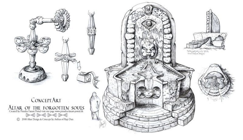 Алтарь рисунок