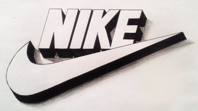 Nike надпись