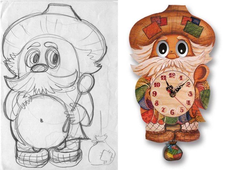 рисунок домовенка