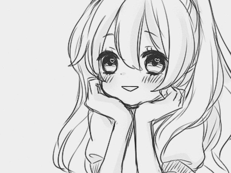 Мини рисунки для срисовки аниме