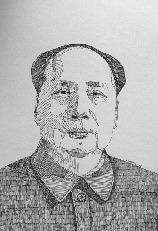 мао цзэдун рисунок