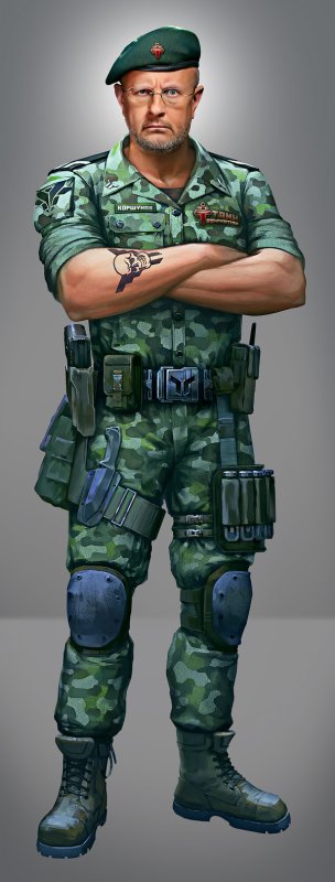 Полковник рисунок
