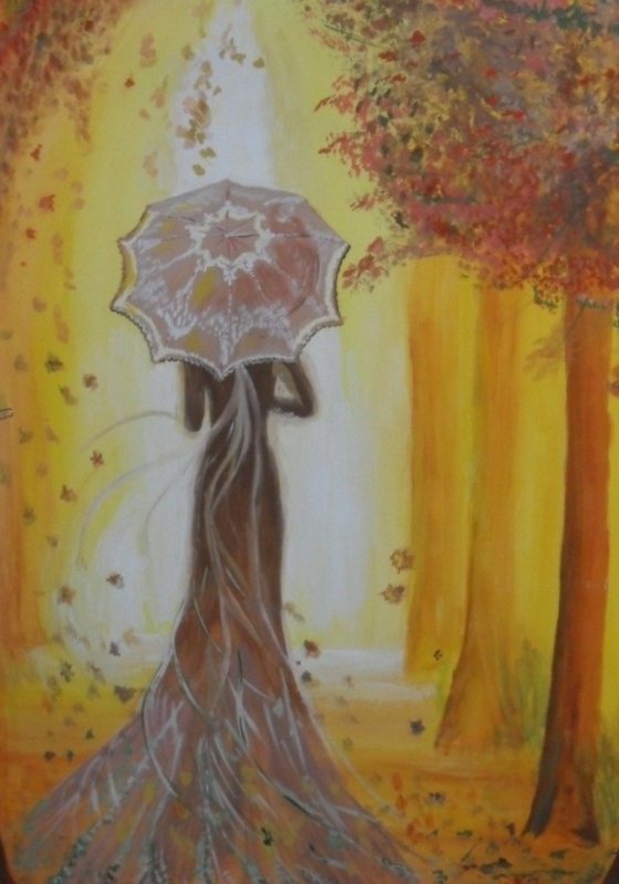 Рисунок осени оригинальный