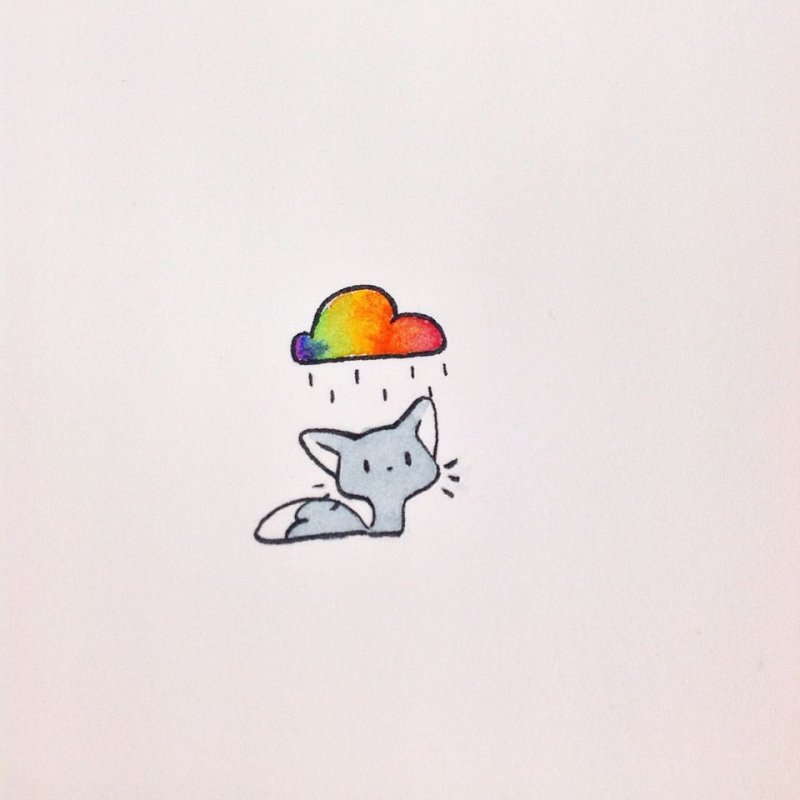 Милые рисунки легкие