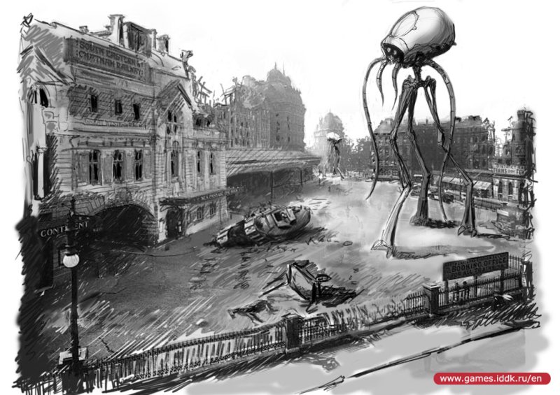 Треножник война миров Уэллс