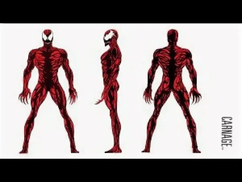 Человек паук красный симбиот