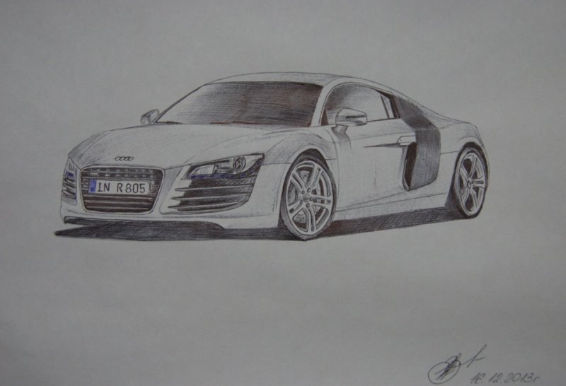 Рисунки КРУТЫХ автомобилей