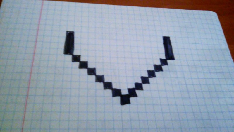 Рисунки иллюзии по клеткам