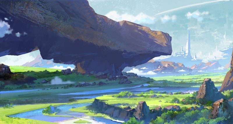 CG пейзаж