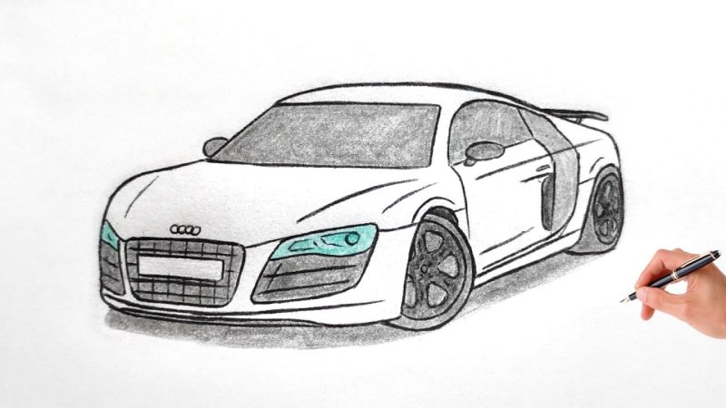 Рисунок Ауди р8