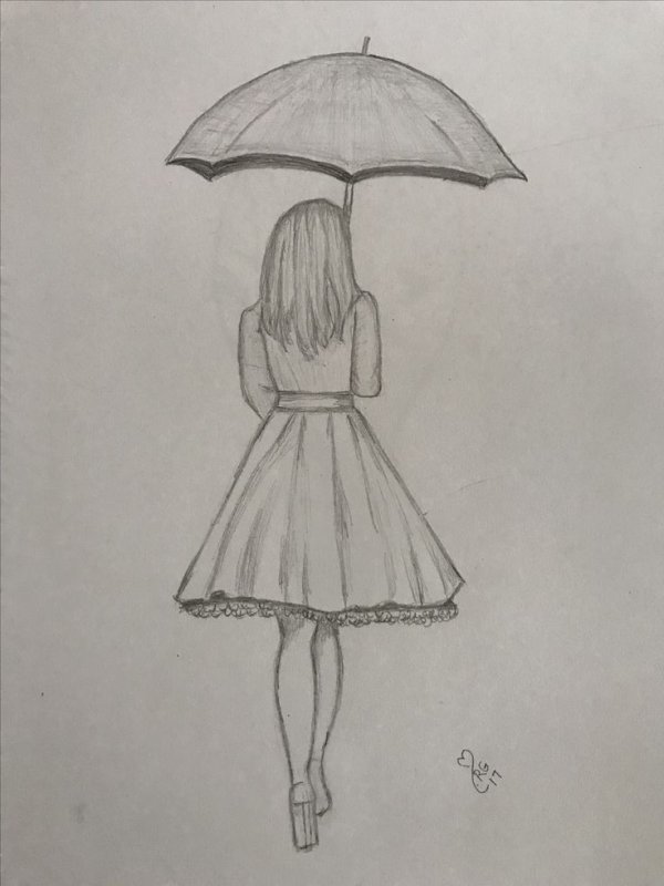 Красивые рисунки людей карандашом