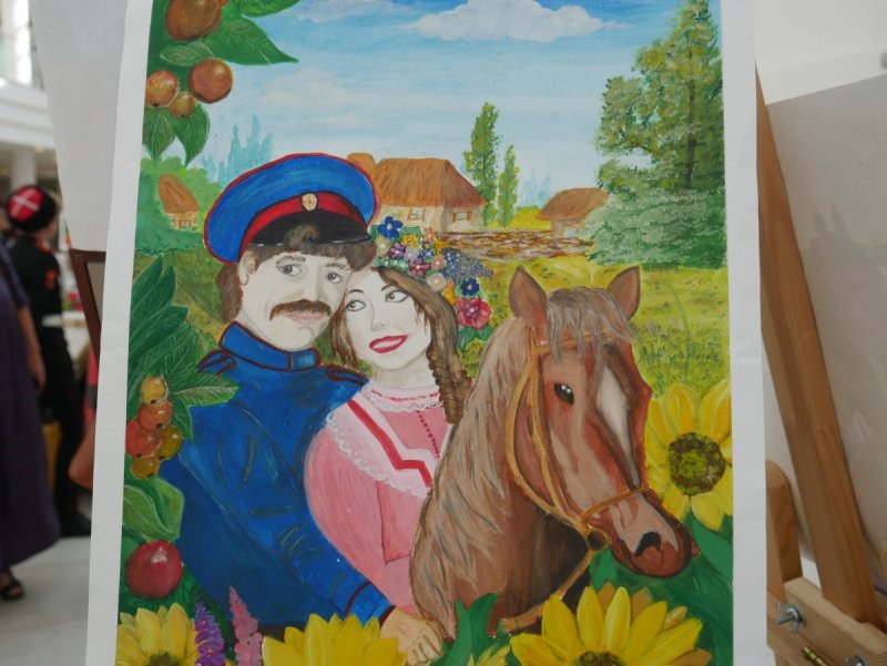 Аппликация на тему казачество